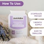 Purolabs Vegan Pregnancy Multivitamins with Folic Acid