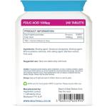 Health4All Folic Acid 1000mcg - 240 Tablets