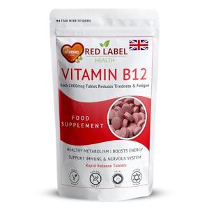 High Strength Vitamin B12 Tablets 1000mcg, 360 Count