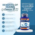 High Strength Vegan B12 Tablets for Energy