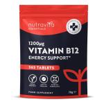 High Strength Vegan Vitamin B12 1200mcg Tablets