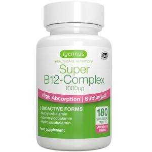Igennus Vegan B12 Complex 1000mcg Sublingual Melts