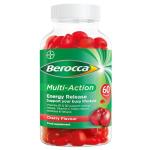 Berocca Multivitamin Gummies - Cherry Flavor - 60 Count