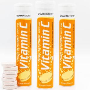 High Strength Vitamin C Effervescent Tablets - 60 Count