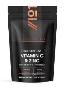 Vitamin C 1200mg & Zinc 40mg - Immune Support Capsules