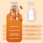 Vitamin C & Zinc Gummies – 120 Chewy Orange Gummies