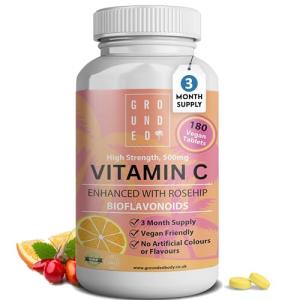High Strength Vitamin C with Rosehip 180 Tablets