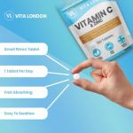 High Strength Vegan Vitamin C & Zinc Tablets
