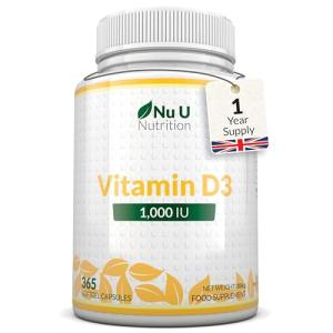 High Strength Vitamin D3 1000iu - 365 Softgels