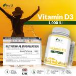 High Strength Vitamin D3 1000iu - 365 Softgels