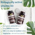 Igennus Pure Vitamin D3 2000iu - 365 Tablets