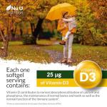 High Strength Vitamin D3 1000iu - 365 Softgels