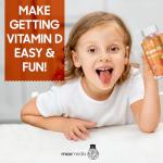 Kids' Vitamin D Gummies 1000IU - Orange Flavor