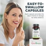 100% Vitamin E 500iu Vegan Immune Support Capsules
