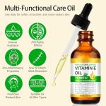 Pure Vitamin E Oil for Skin and Hair 2 Fl Oz