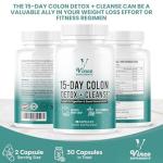 Vinco Colon Cleanse 15-Day Detox for Weight Loss