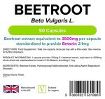 Lindens Beetroot Extract 7000mg - 50 Capsules
