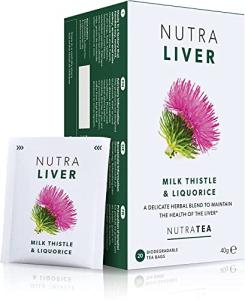 NUTRALIVER Herbal Liver Support Detox Tea