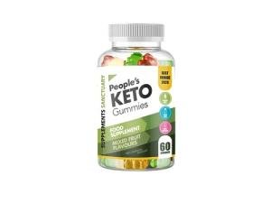 People's Keto 60 Mixed Flavor Gummies, Low Sugar