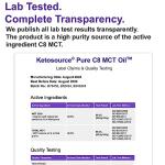 KetoSource Pure C8 MCT Oil - 99%+ Purity