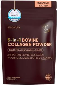 Inspiriko Women's Bovine Collagen Powder with Biotin