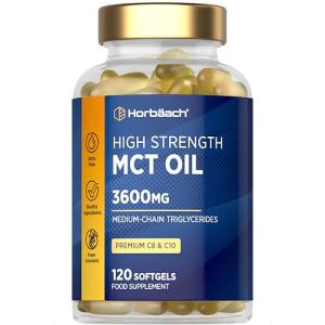 High Strength MCT Oil Capsules 3600mg - 120 Softgels