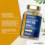 High Strength MCT Oil Capsules 3600mg - 120 Softgels