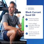 Black Currant Seed Oil 500mg for Heart Health