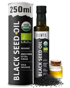 RAWYA Organic Black Seed Oil - 250 ml