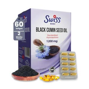 Organic Black Seed Oil Capsules - 1200mg Strength