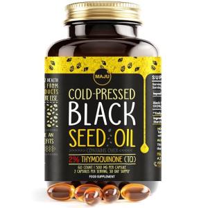 Maju Black Seed Oil Capsules, 500mg, 60 Count