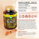 Maju Black Seed Oil Capsules, 500mg, 60 Count