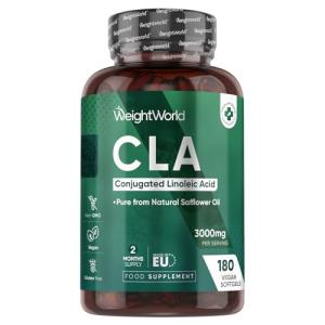 WeightWorld Vegan CLA Softgels - 3000mg, 180 Count