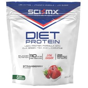 SCI-MX Diet Whey Protein Powder with Vitamins, Strawberry
