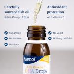 Kids Omega 3 DHA Drops with Lemon Flavor