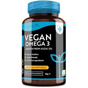 Vegan Omega 3 Soft Gels - 2000mg Formula