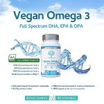 Vegan Omega 3 Softgels for Joint and Heart Health