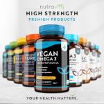 Vegan Omega 3 Soft Gels - 2000mg Formula