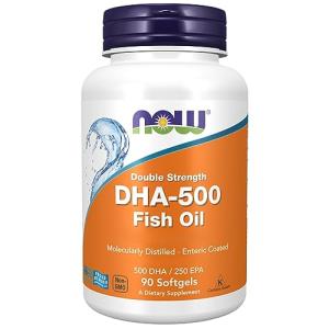 Now Foods Double Strength DHA-500 Omega-3 Softgels