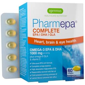 Omega 3 Fish Oil with Evening Primrose, 60 Softgels