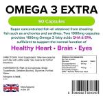 Lindens Omega 3 Fish Oil 1000mg - 90 Capsules