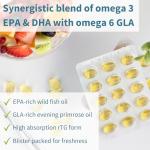 Omega 3 Fish Oil with Evening Primrose, 60 Softgels