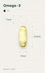 Vegan Omega 3 Capsules with Vitamin D3, 60 Count