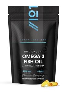 Omega 3 Fish Oil 2000mg, 90 Softgels