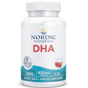 Nordic Naturals DHA Omega-3 Fish Oil, Strawberry