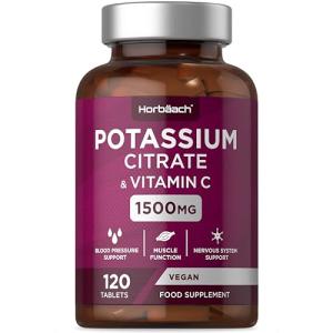 High Strength Potassium 1500mg with Vitamin C