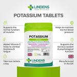 Lindens Potassium 200mg with Vitamin C Tablets