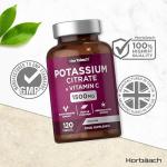 High Strength Potassium 1500mg with Vitamin C