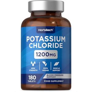 High Strength Potassium 1200mg Vegan Tablets