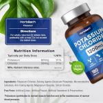 High Strength Potassium 1200mg Vegan Tablets